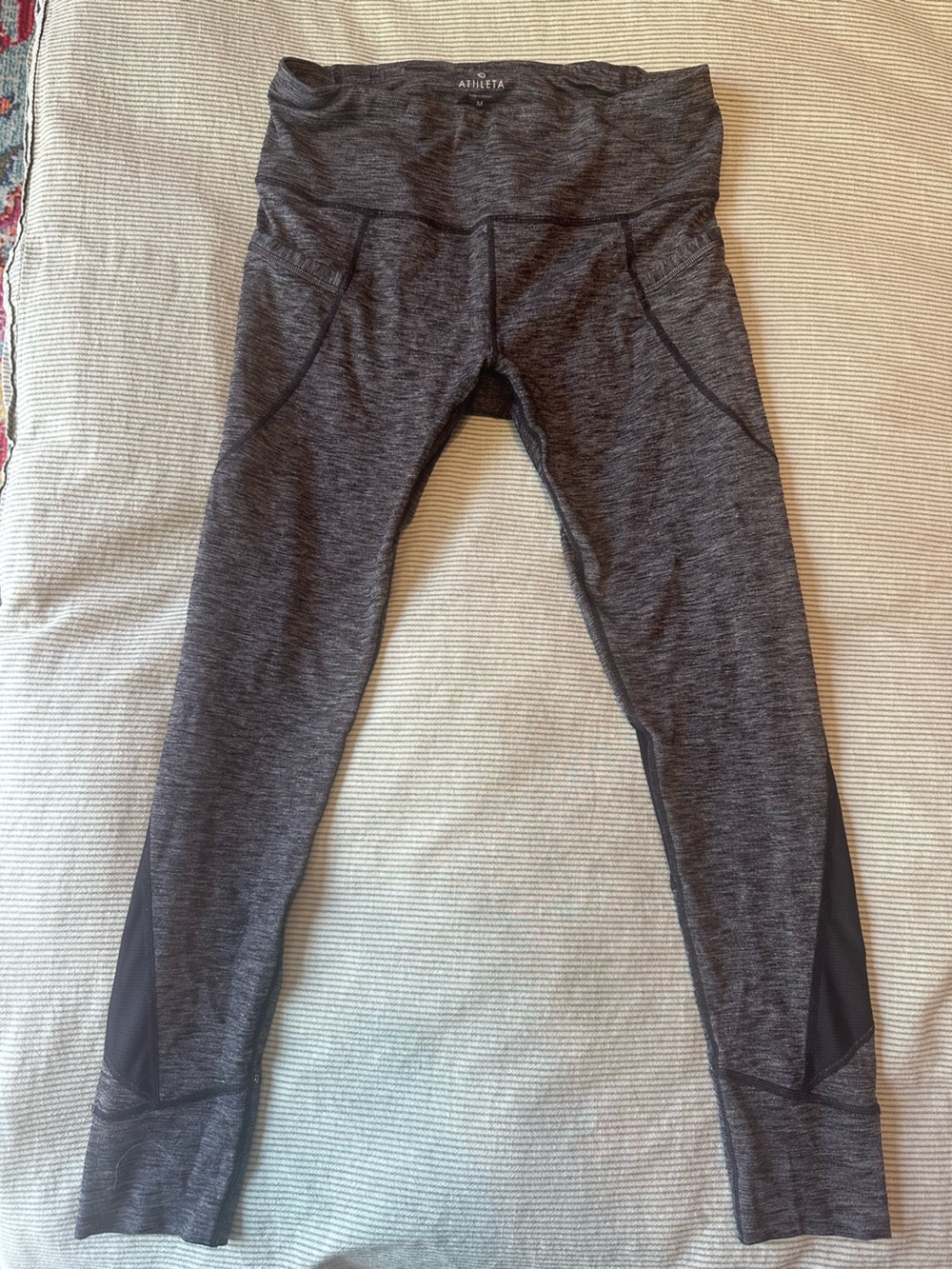Black/ Gray Athleta Pants